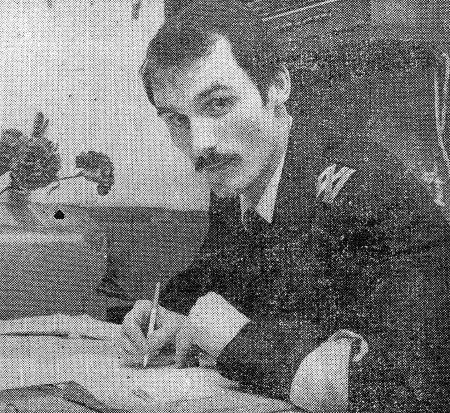 Рог Михаил второй помощник капитана, выпускник ТМУРП   - 12 07 1986