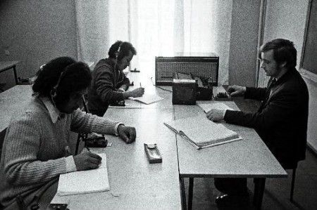 Субоч Александр - занятия радиооператоров в ТМУРП в  1976 году