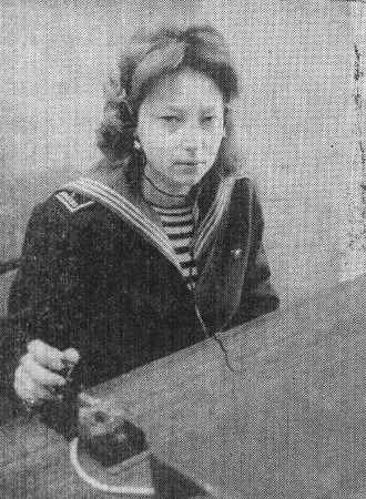 Дегтярева Илона  — курсантка 3-го курса радиотехнического отделения – ТМУРП 08 03 1988